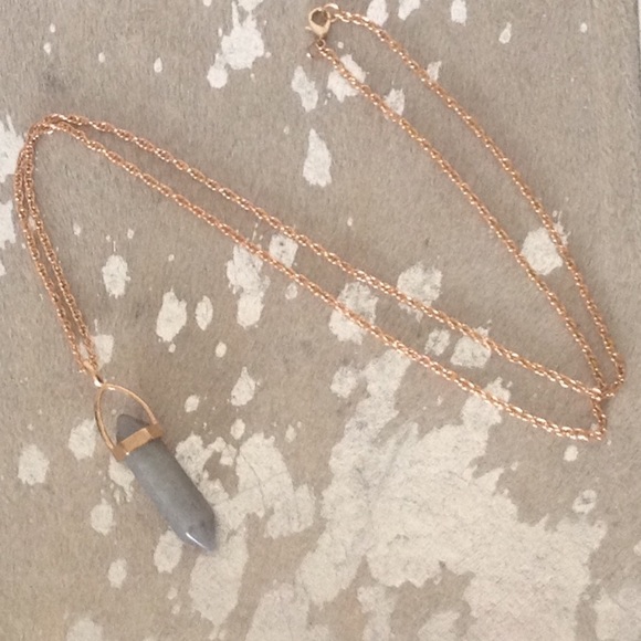 Nordstrom Jewelry - NORDSTROM - Semi-Precious Stone Long Pendant